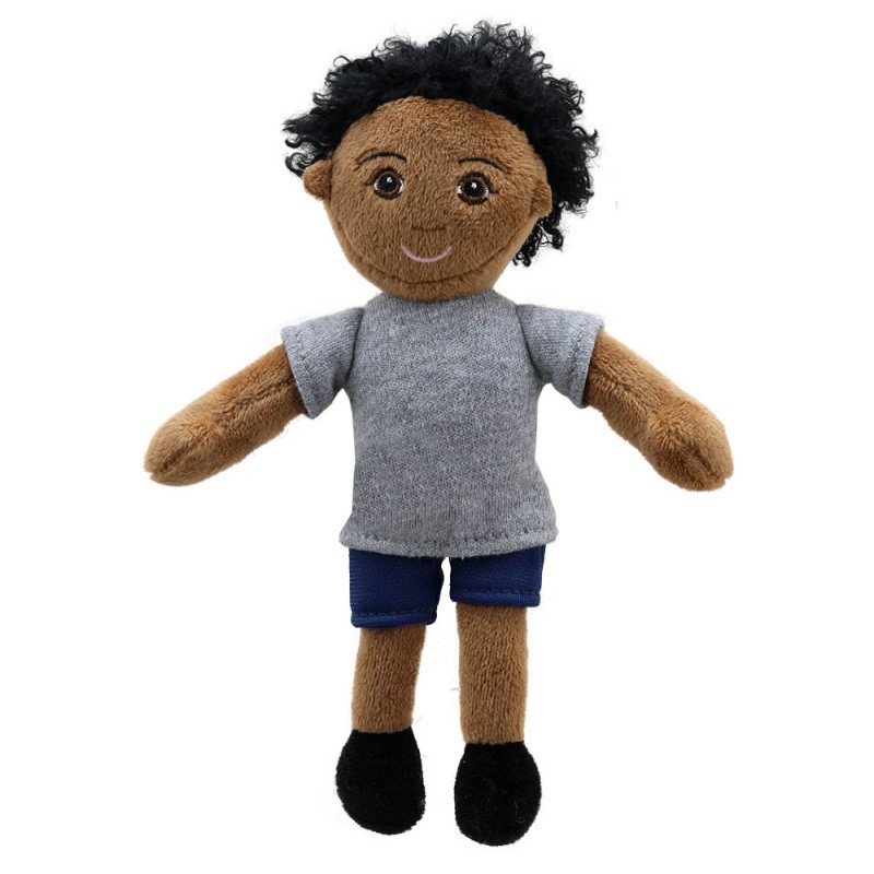 Children's Factory Various Skin Tone Ethnic Girl and Boy Puppet Set