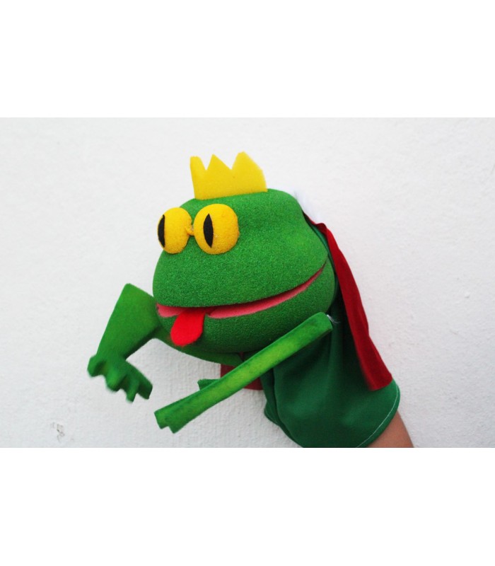 Frog foam puppet